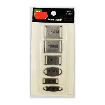 Making Memories Ribbon Labels - Sports