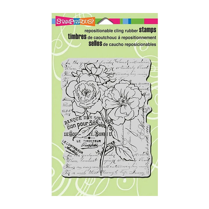 Stampendous Rubber Stamps - Wild Roses
