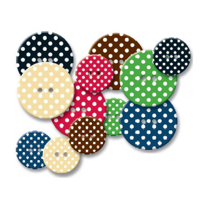 Jenni Bowlin Buttons - Polka Dots