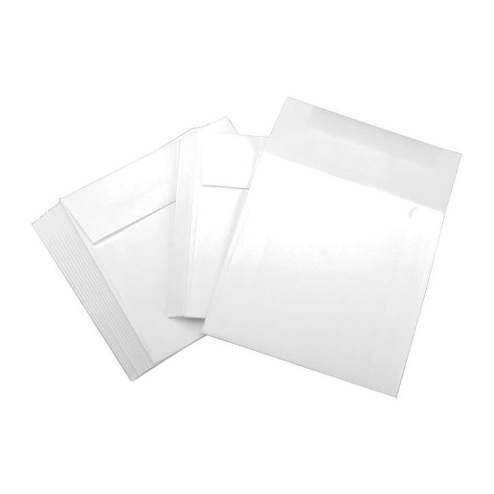 Leader Paper Products Envelopes - Square Vellum White