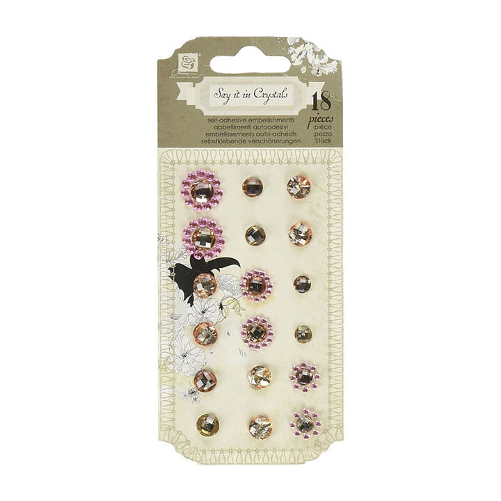 Prima Marketing Say It In Crystals - Light Violet