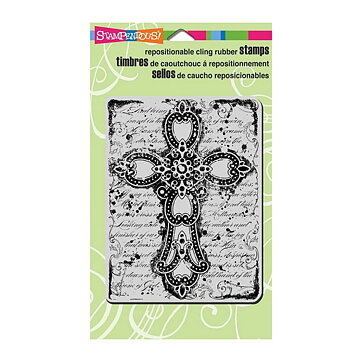 Stampendous Rubber Stamps - Baroque Cross