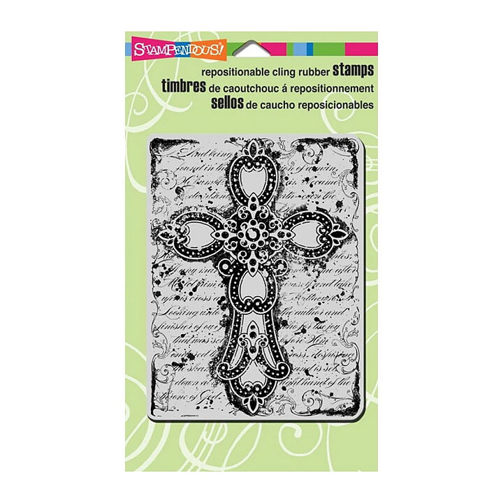 Stampendous Rubber Stamps - Baroque Cross