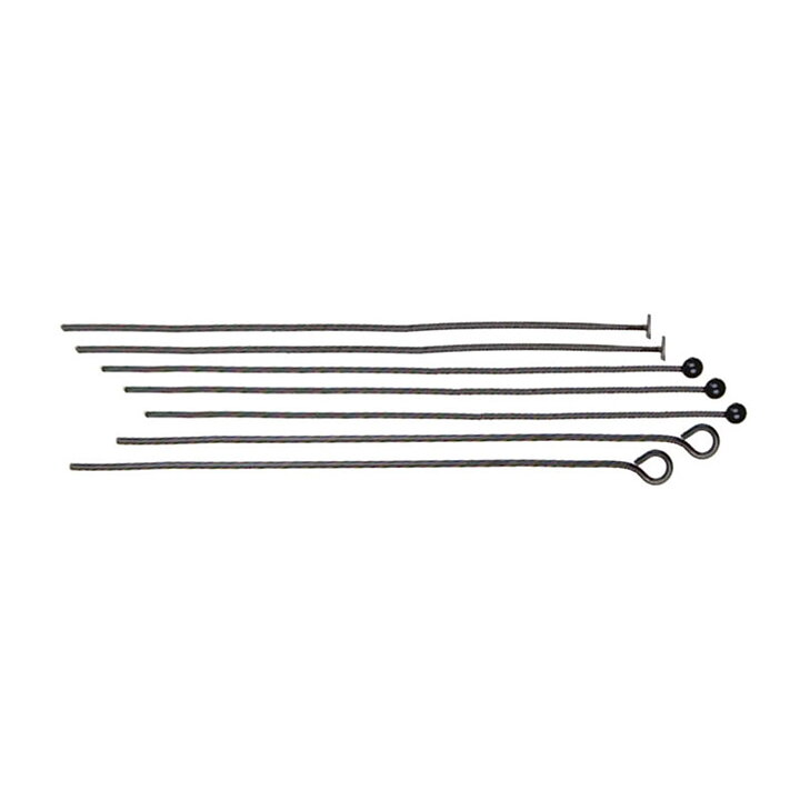 Cousin Basic Metal Findings - Black Head & Eye Pins 51 mm