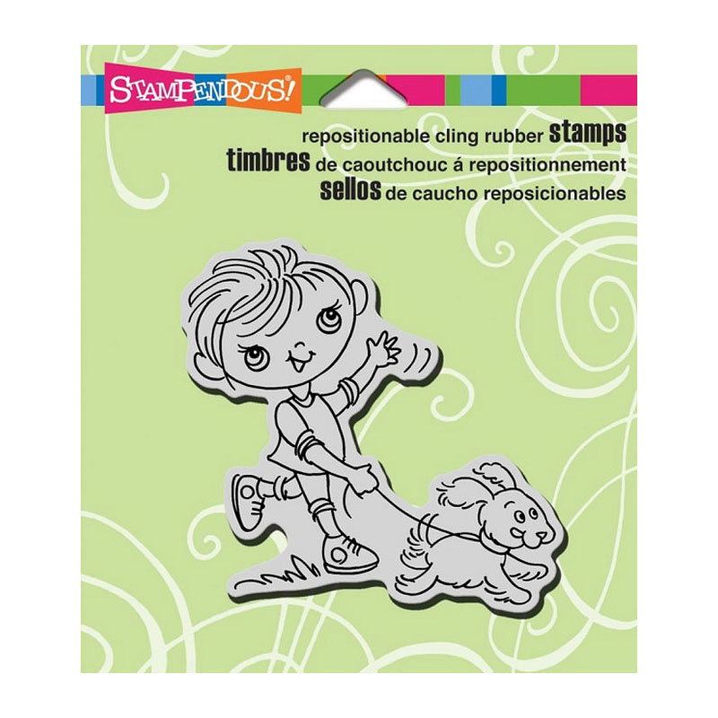 Stampendous Cling Stamp -Heavenly Kiddo 