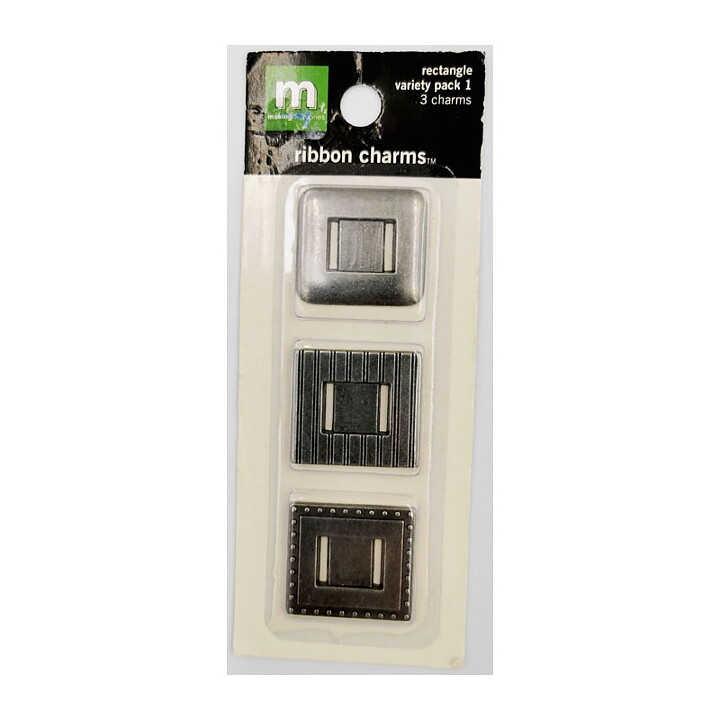 Making Memories Ribbon Charms - Rectangle Variety Pack 1