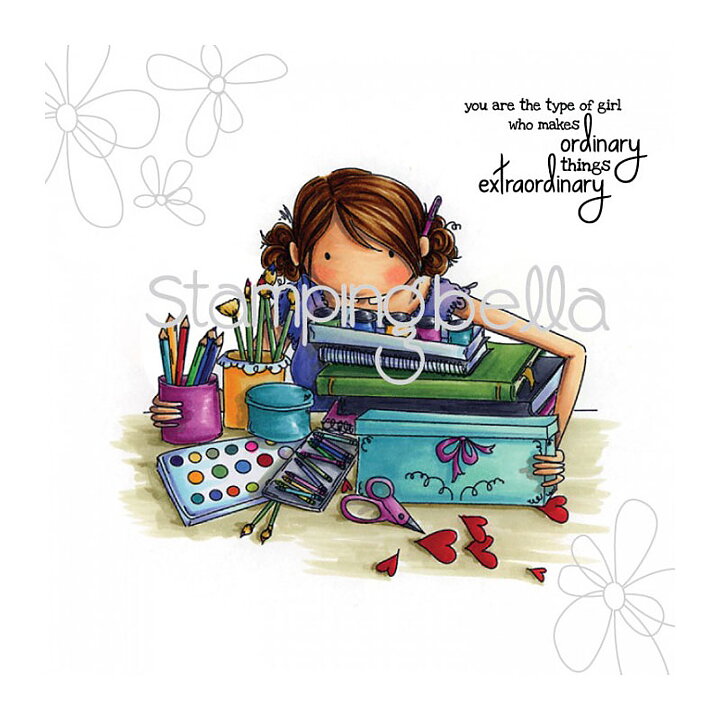 Stamping Bella Cling Rubber Stamps - Uptown Girl Callista Loves To Craft