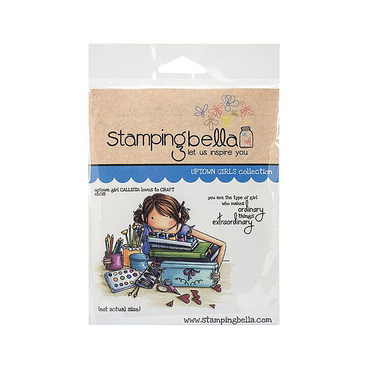 Stamping Bella Cling Rubber Stamps - Uptown Girl Callista Loves To Craft