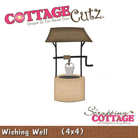 Cottage Cutz Dies 4x4 Gardening Wishing Well
