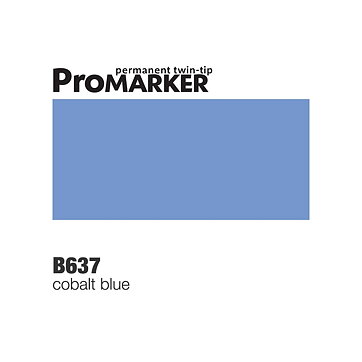 ProMarker -  B637 Cobalt Blue