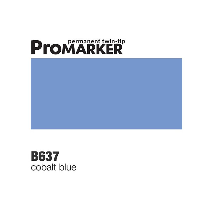ProMarker -  B637 Cobalt Blue