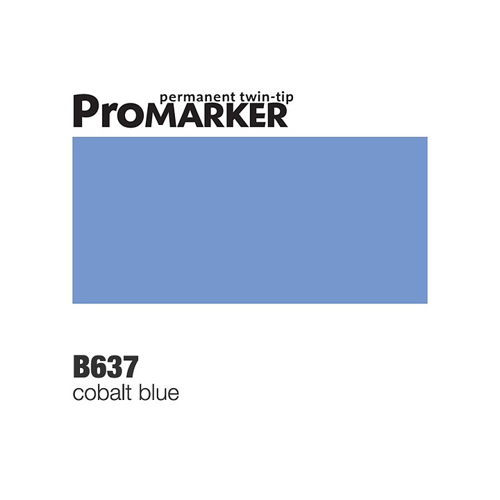 ProMarker -  B637 Cobalt Blue