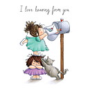 Stamping Bella Cling Rubber Stamps - Snail Mail Squidgy