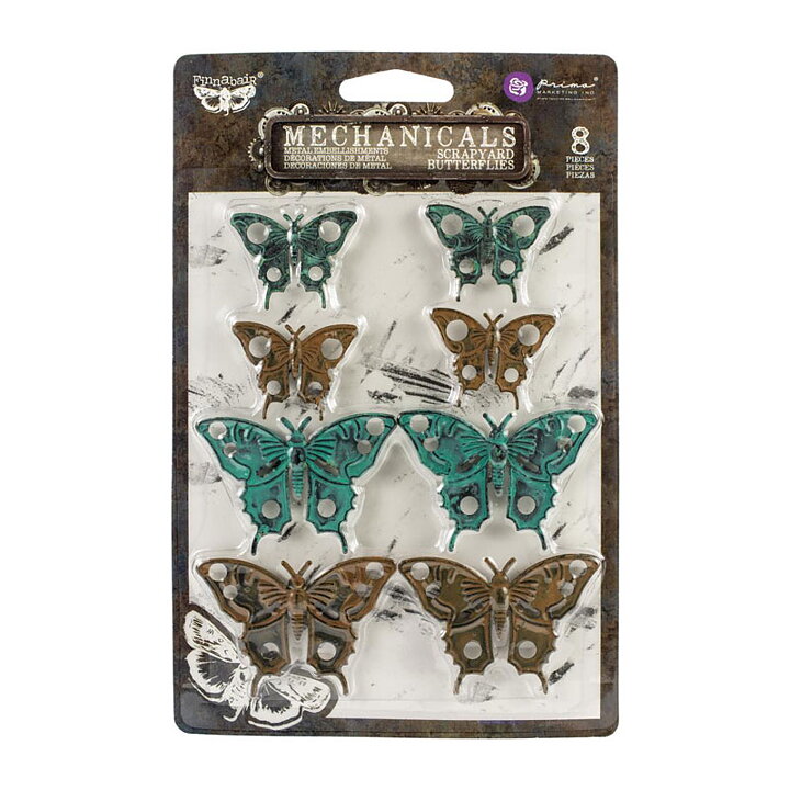 Prima Marketing Finnabair Mechanicals - Scrapyard Butterflies