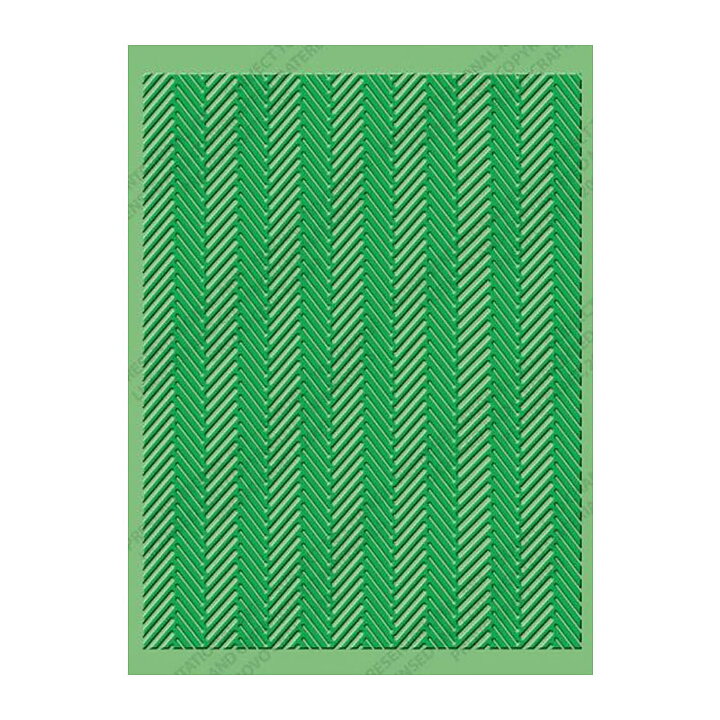 Provo Craft Cuttlebug Embossing Folder A2 - Herringbone