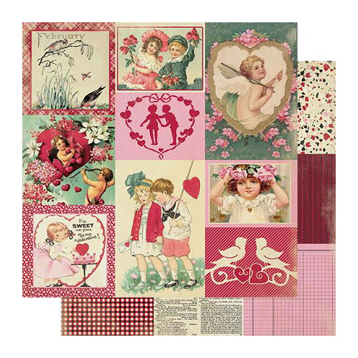 Authentique Double-Sided Cardstock Pack - February