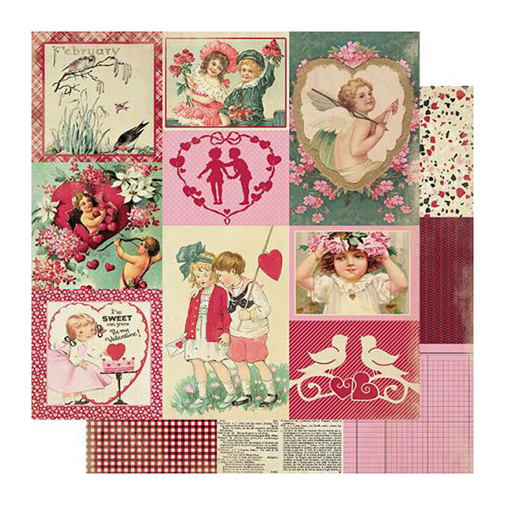 Authentique Double-Sided Cardstock Pack - February