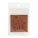 Deep Red Rubber Stamps - Alice With Deer