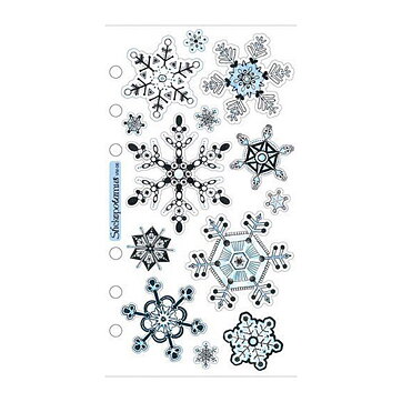 EK Success Sticko Vellum Stickers - Snowflakes