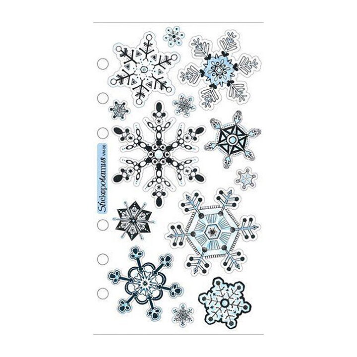 EK Success Sticko Vellum Stickers - Snowflakes