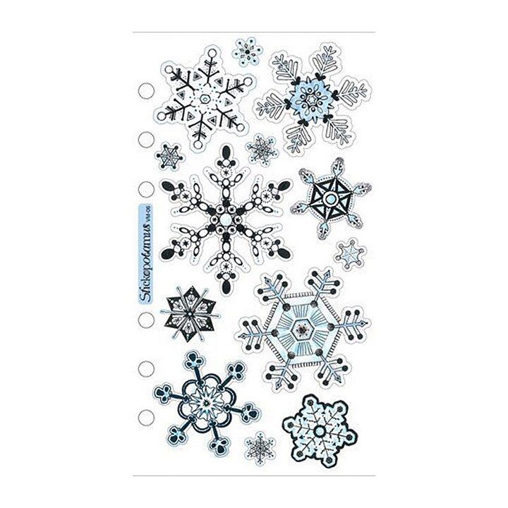 EK Success Sticko Vellum Stickers - Snowflakes