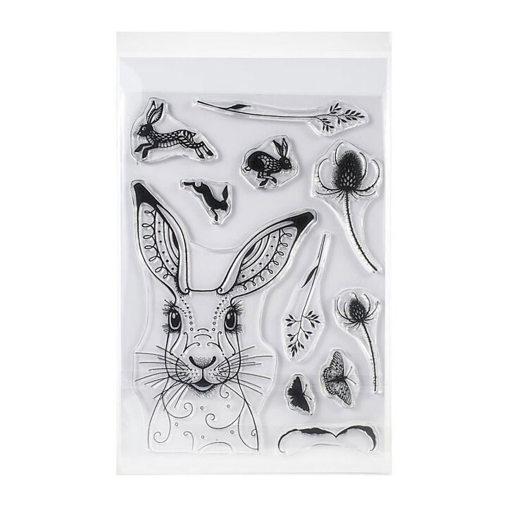 Pink Ink Designs Clear Stamp Set A5 - Hare