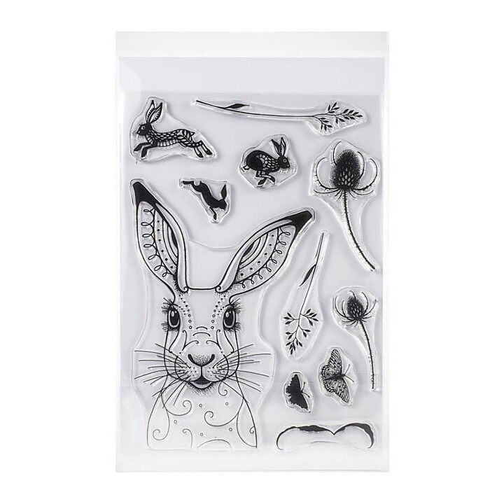 Pink Ink Designs Clear Stamp Set A5 - Hare
