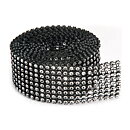 Darice Bling On A Roll - Black & Silver 1,8m