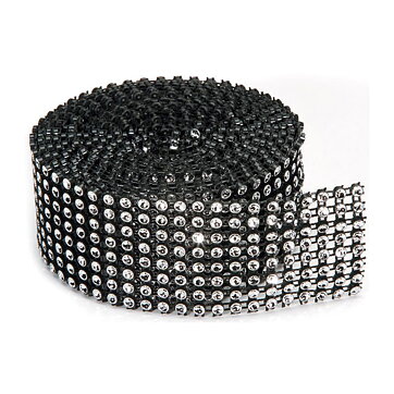 Darice Bling On A Roll - Black & Silver 1,8m