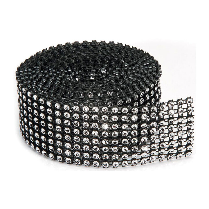 Darice Bling On A Roll - Black & Silver 1,8m