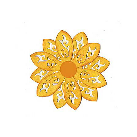 BK Dies 3x3 Flower Flourish