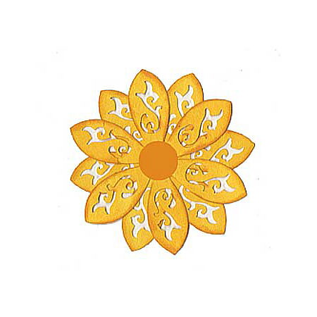 BK Dies 3x3 Flower Flourish