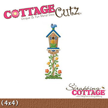 Cottage Cutz Dies 4x4 Animals Birdhouse Tall