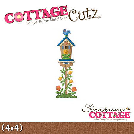 Cottage Cutz Dies 4x4 Animals Birdhouse Tall