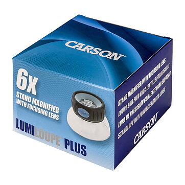 Carson LumiLoupe Plus 6x Focusing Loupe