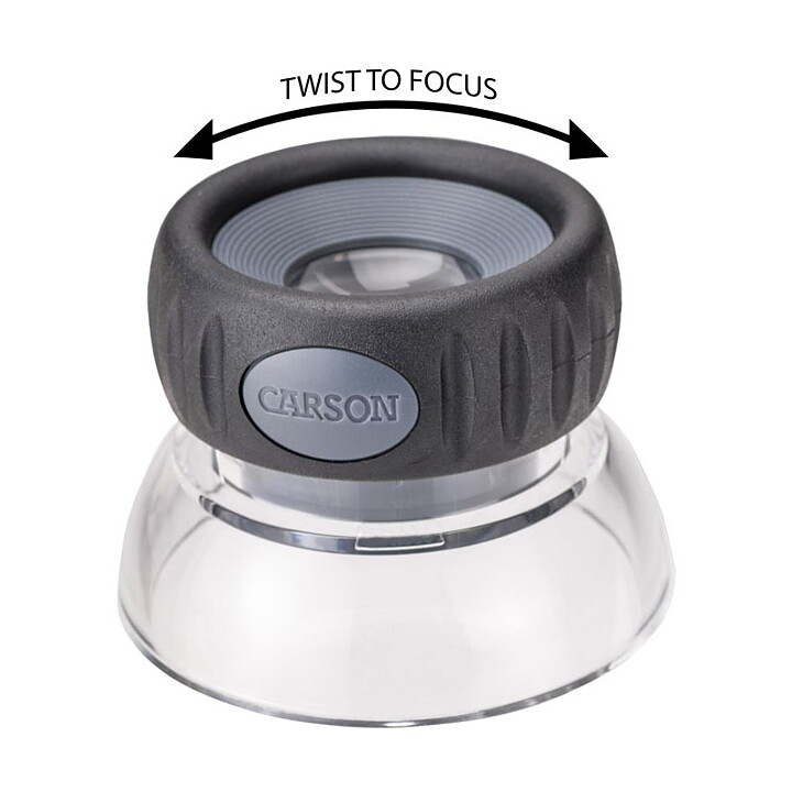 Carson LumiLoupe Plus 6x Focusing Loupe
