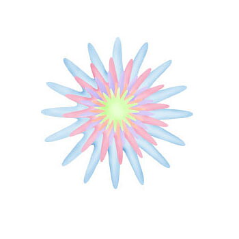 BK Dies 3x3 Flower Design a Star Burst