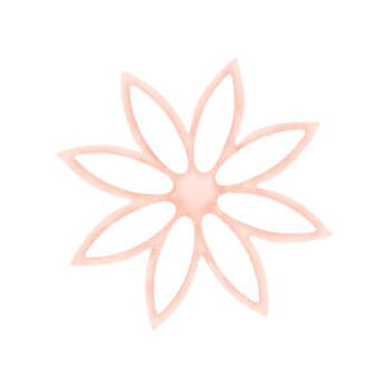 BK Dies 3x3 Flower Design a Cutout Flower