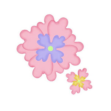 BK Dies 3x3 Flower Design a Tri Flower
