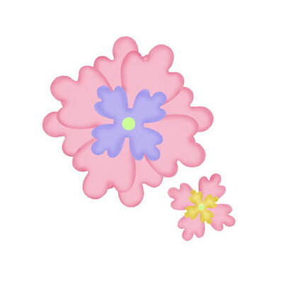 BK Dies 3x3 Flower Design a Tri Flower