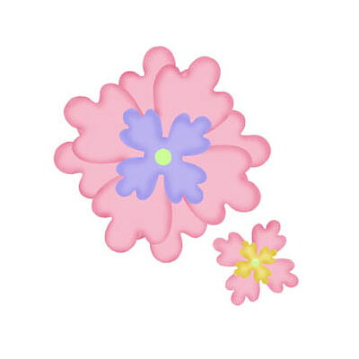 BK Dies 3x3 Flower Design a Tri Flower
