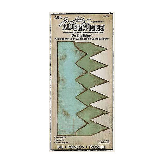 Tim Holtz Sizzix Alterations Die On The Edge - Pennants