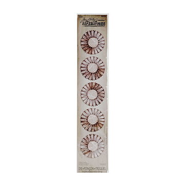 Tim Holtz Sizzix Alterations Die Sizzlits Decorative Strips - Mini Paper Rosettes