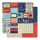 Authentique Double-Sided Cardstock Pack - July