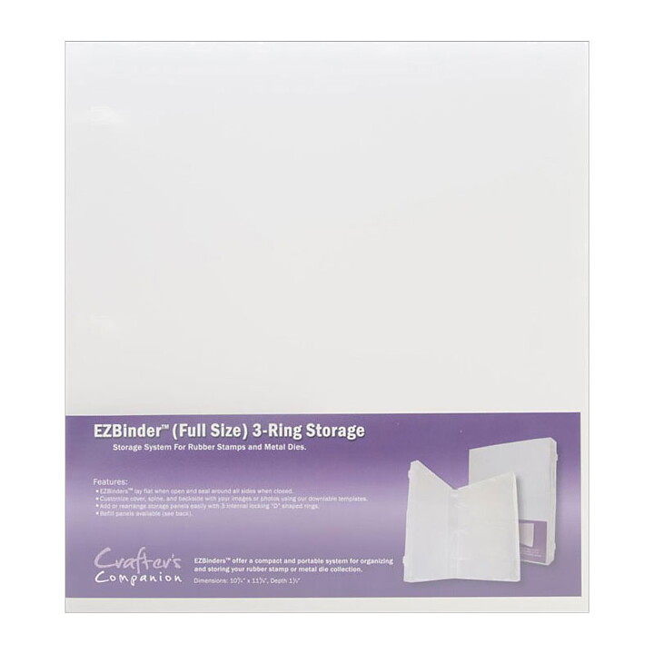 Crafters Companion - EZBinder 3-Ring Storage - Full Size