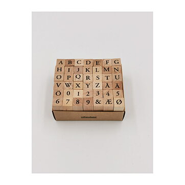 Panduro Rubber Stamps Second Hand - Alphabet 3