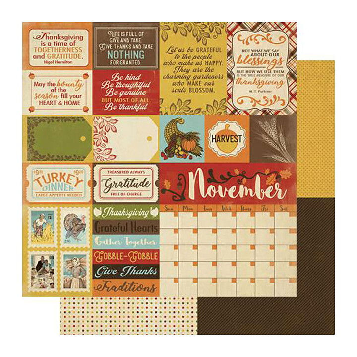 Authentique Double-Sided Cardstock Pack - October