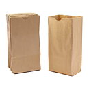 Hygloss Gusseted Flat Bottom Bag - Natural Set of 100