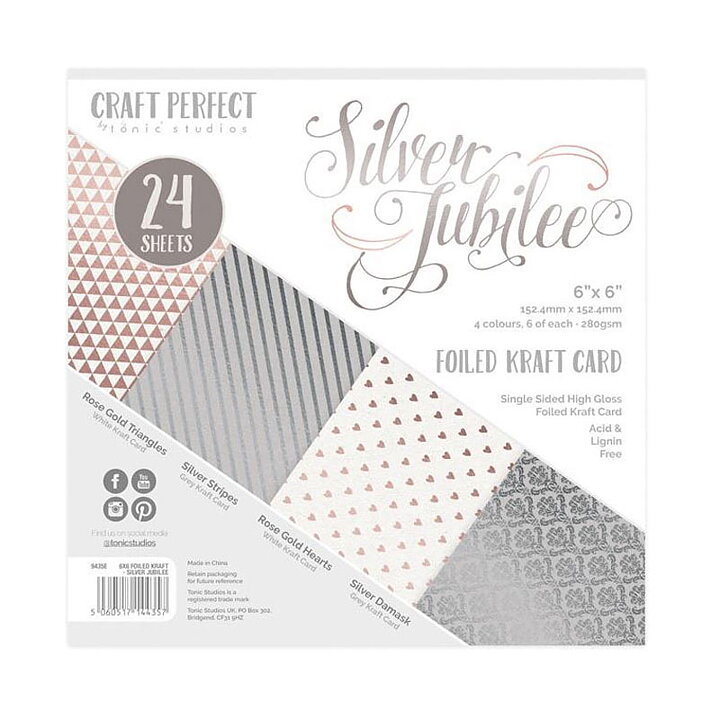Tonic Studios Craft Perfect Paper Pad - Silver Jubilee