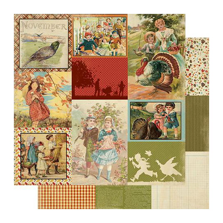 Authentique Double-Sided Cardstock Pack - November